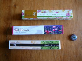 Imagine series Baieido, Hinoki Cypress,Wildflower,Green Tea ( smokeless) japanse wierook