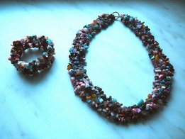 edelsteen ketting met 12 edelstenen