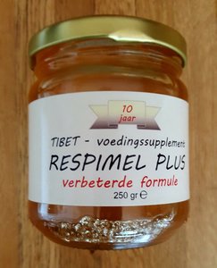 Respimel Plus Honing Tibet - keel en luchtwegen